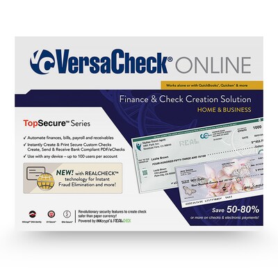 VersaCheck for MAC Download + VersaCheck ONLINE Platinum, 1-Year Subscription (VCMAC-9486)