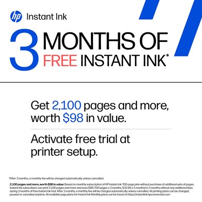 HP OfficeJet Pro 9135 Wireless Color All-In-One Printer, Scan, Copy, Fax, 3 Months Free Instant Ink, AI Enabled (C2WM0A)