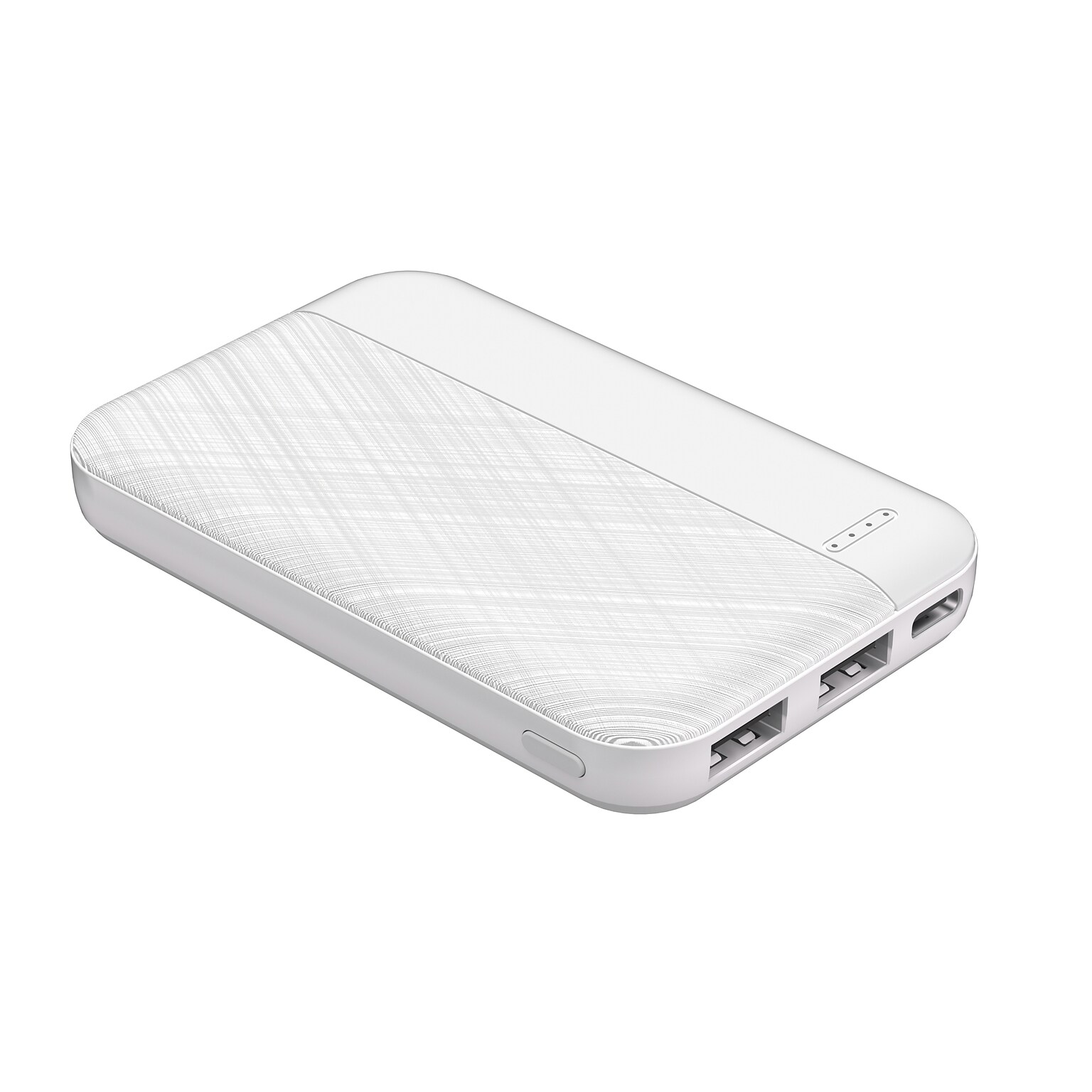 LAX 6600mAh Power Bank, White (LX16W)