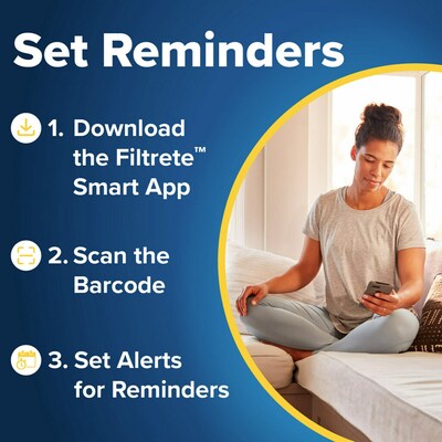 Filtrete High Performance Air Filter, 1900 MPR, 20" x 20" x 1" (UA02-4)