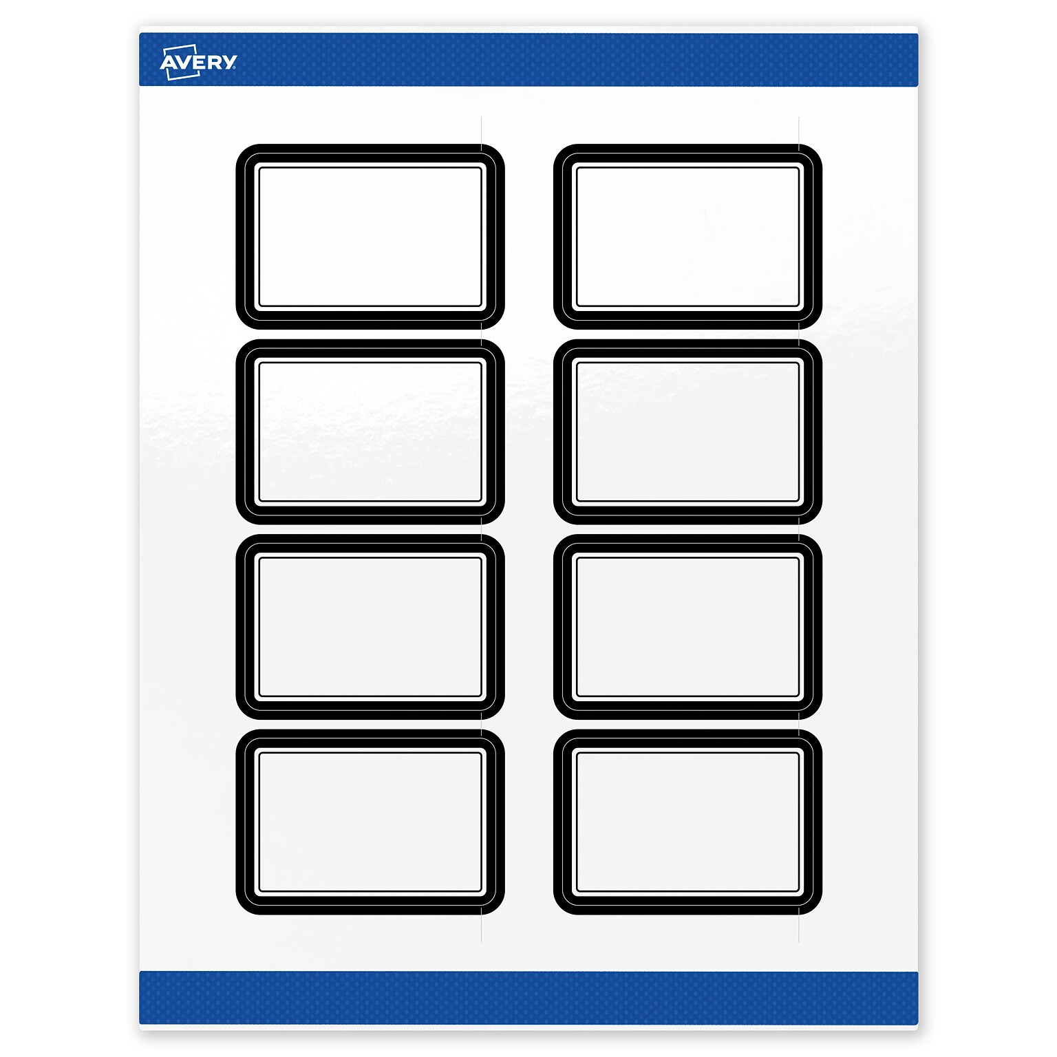 Avery Laser/Inkjet Rectangle Multipurpose Labels, 2 x 3, White, 80/Pack (S00-DKZ)