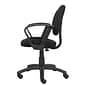 Boss Perfect Posture Deluxe Office Task Chair with Loop Arms, Black (B317-BK)