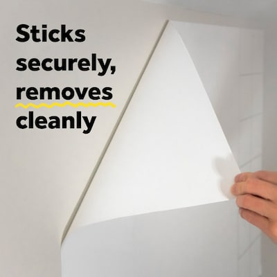 Post-it Dry-Erase Sticky Sheets, 7" x 11.3", White (DEFSHEETS-3PK)