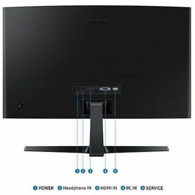 Samsung S3 24" Curved FHD VA 100Hz AMD FreeSync Monitor, Black (LS24D368GANXZA)