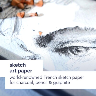 Canson Artist Series 6" x 6" Wire Bound Sketch Art Book, 80 Sheets/Book, 3/Bundle (MCX100510426-3)
