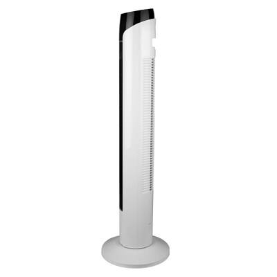 Techni Home Oscillating Tower Fan, 3 Speed, White/Black (RTA-48T-FAN)
