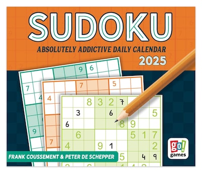 2025 Cal Ink Sudoku 6 x 5 Day-to-Day Desktop Box Calendar (9781645915904)