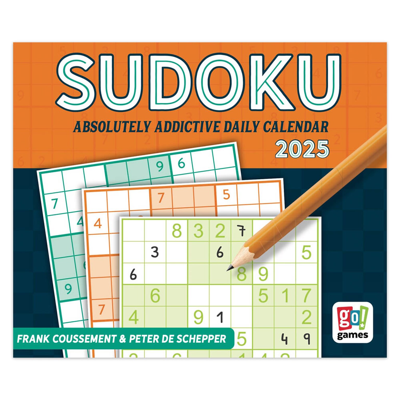 2025 Cal Ink Sudoku 6 x 5 Day-to-Day Desktop Box Calendar (9781645915904)