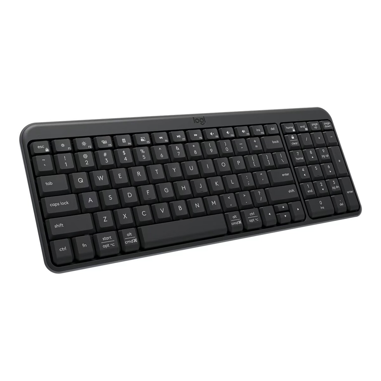 Logitech K250 Compact Bluetooth Wireless Keyboard, Graphite (920-013442)