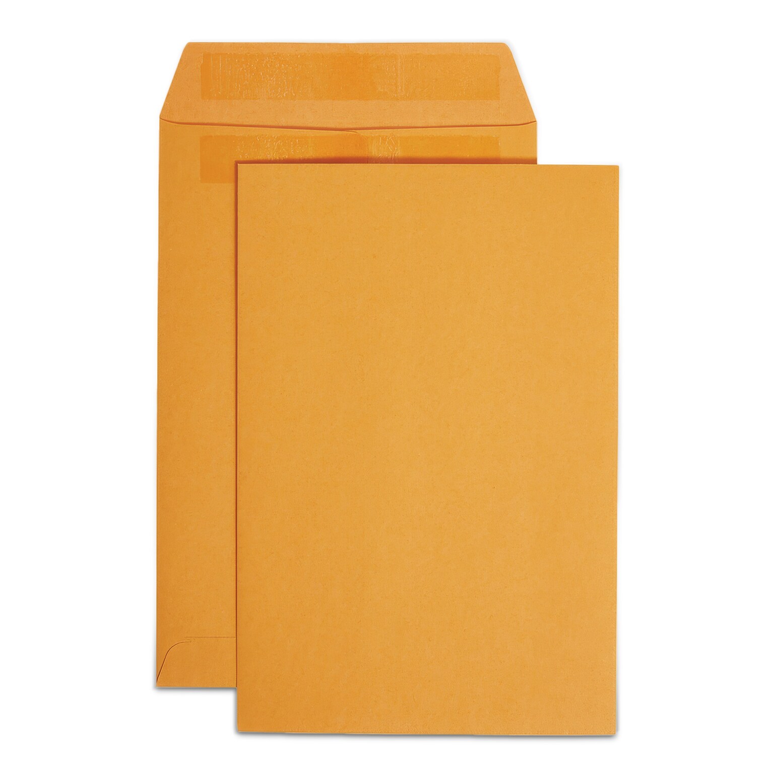Staples 6 x 9 Self-Sealing Catalog Envelopes, Brown Kraft, Strong Peel & Seal Closure, Heavyweight Mailing Envelopes, 100/Box