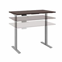 Bush Business Furniture Move 60 Series 48W Electric Height Adjustable Standing Desk, Mocha Cherry (