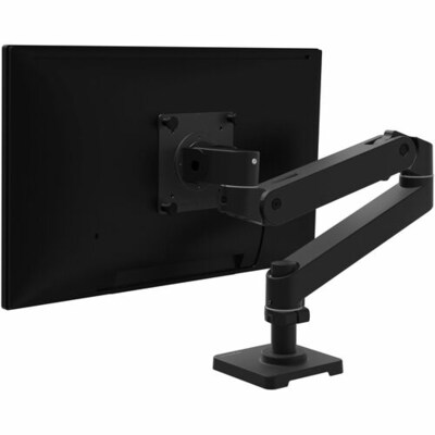 Ergotron LX Pro Adjustable Desk Monitor Arm, Up to 34, Black (45-682-292)