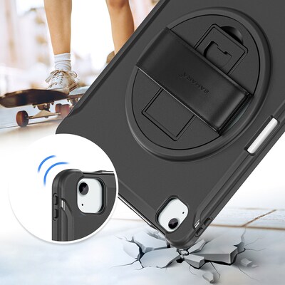 SaharaCase Raider Case for iPad Air 11" (M3/M2), Scorpion Black (TB00421)