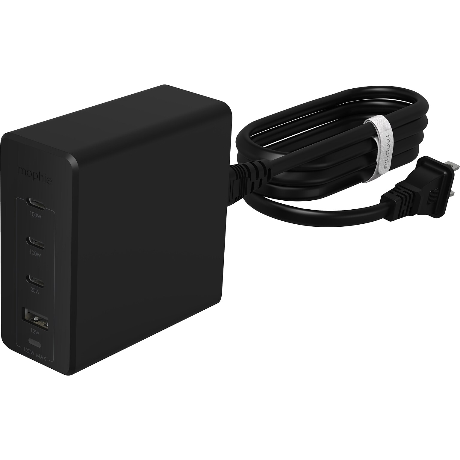 Mophie Speedport 120 4-Port GaN Fast Charger, Black (409909308)
