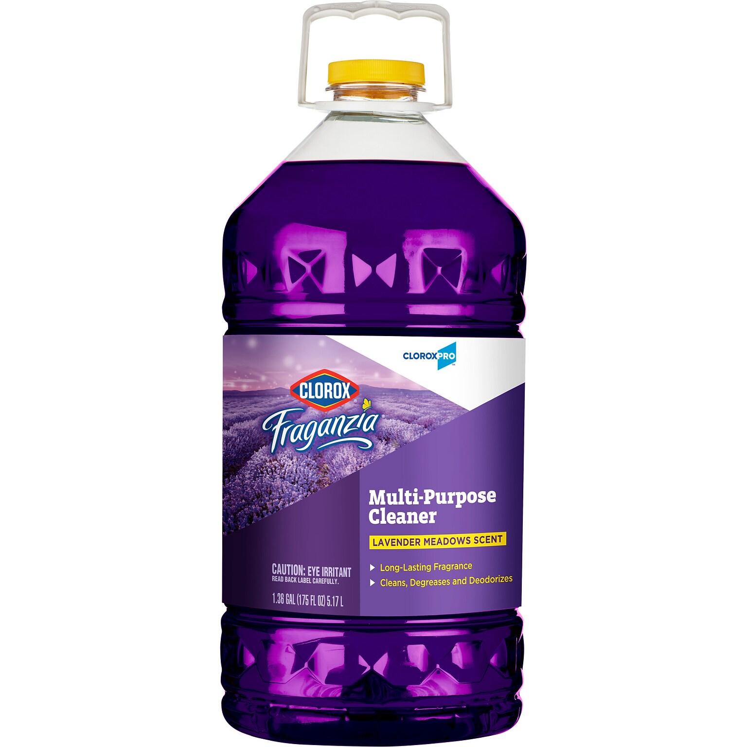 CloroxPro Clorox Fraganzia Multi-Purpose Cleaner, Lavender Meadows Scent, 175 fl oz. (60614)