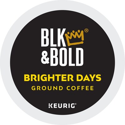 BLK & Bold Brighter Days Coffee Keurig K-Cup Pod, Light Roast, 20/Box (5000372406)
