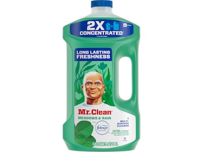 Mr. Clean Multi-Surface Cleaner, Febreze Meadows & Rain Scent, 64 Fl. Oz. (10725)