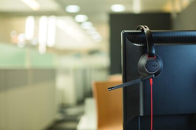 Poly Blackwire C5210 Monaural Wired Headset Noise Canceling Headset, Black (8M3W7AA#ABA)