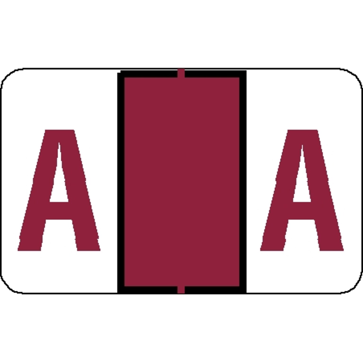 Medical Arts Press Jeter Compatible 5100 Series Alpha Sheet Labels; A