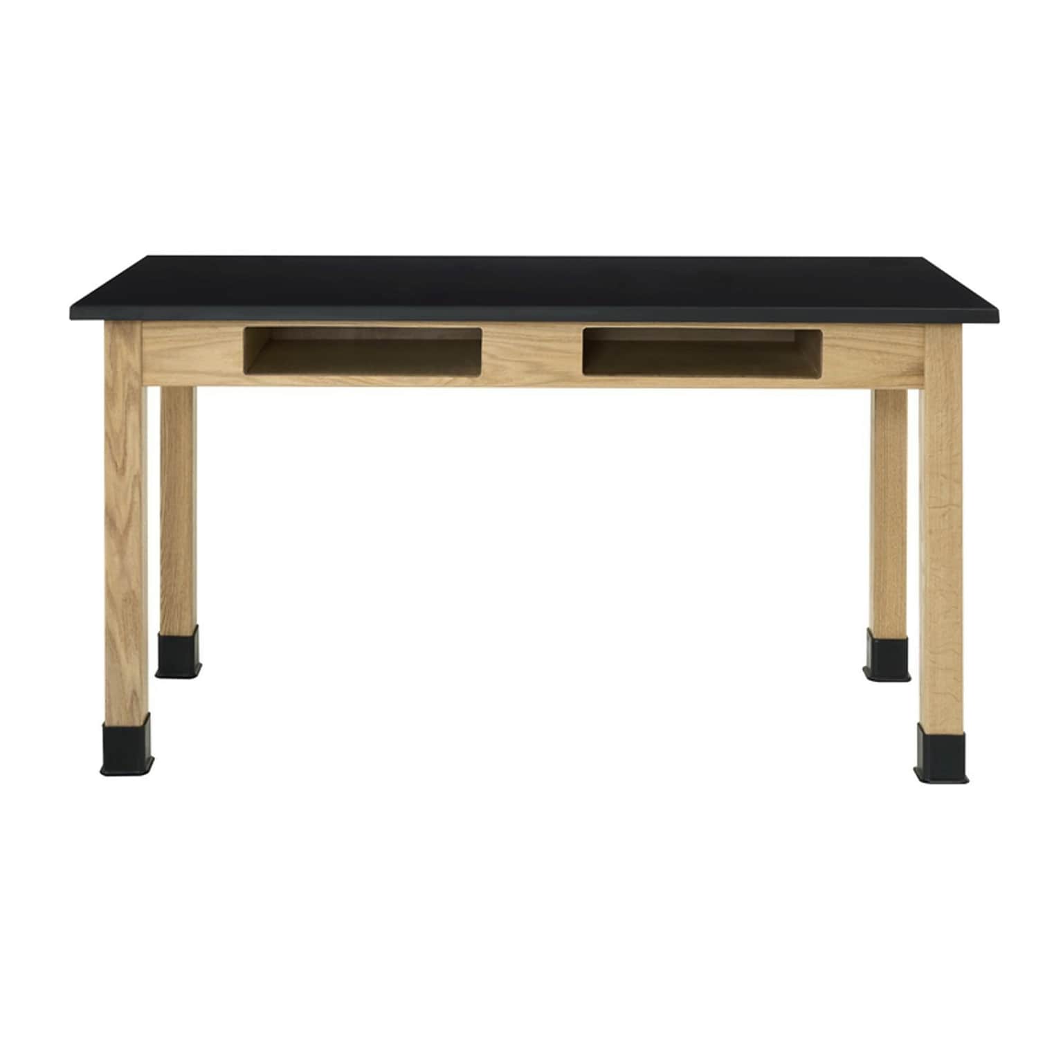 Diversified Woodcrafts School Classroom Rectangular Science Lab Table, 54 x 24, Oak (C7206K30N)