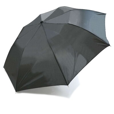 Household Helpers Premium Automatic Opening Travel Umbrella Shelf Display, Black, 6/Pack, 6 Packs/Carton (16628)
