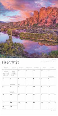 2025 BrownTrout The West 12" x 12" Monthly Wall Calendar (9781975475925)