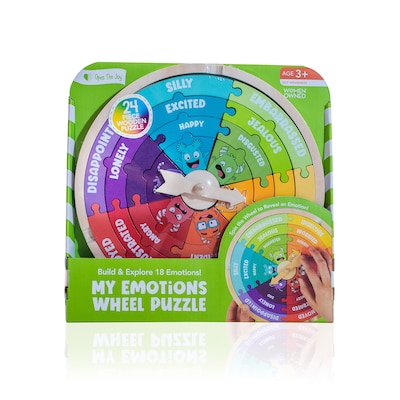 Open the Joy My Emotions Wheel Learning Toy, Multicolored (OTJEMOWHEEL)
