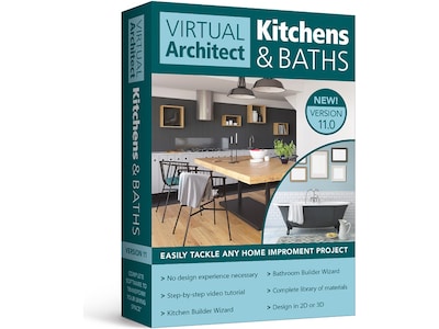Virtual Architect Kitchens & Baths 12 for Windows, 1 User [Download]