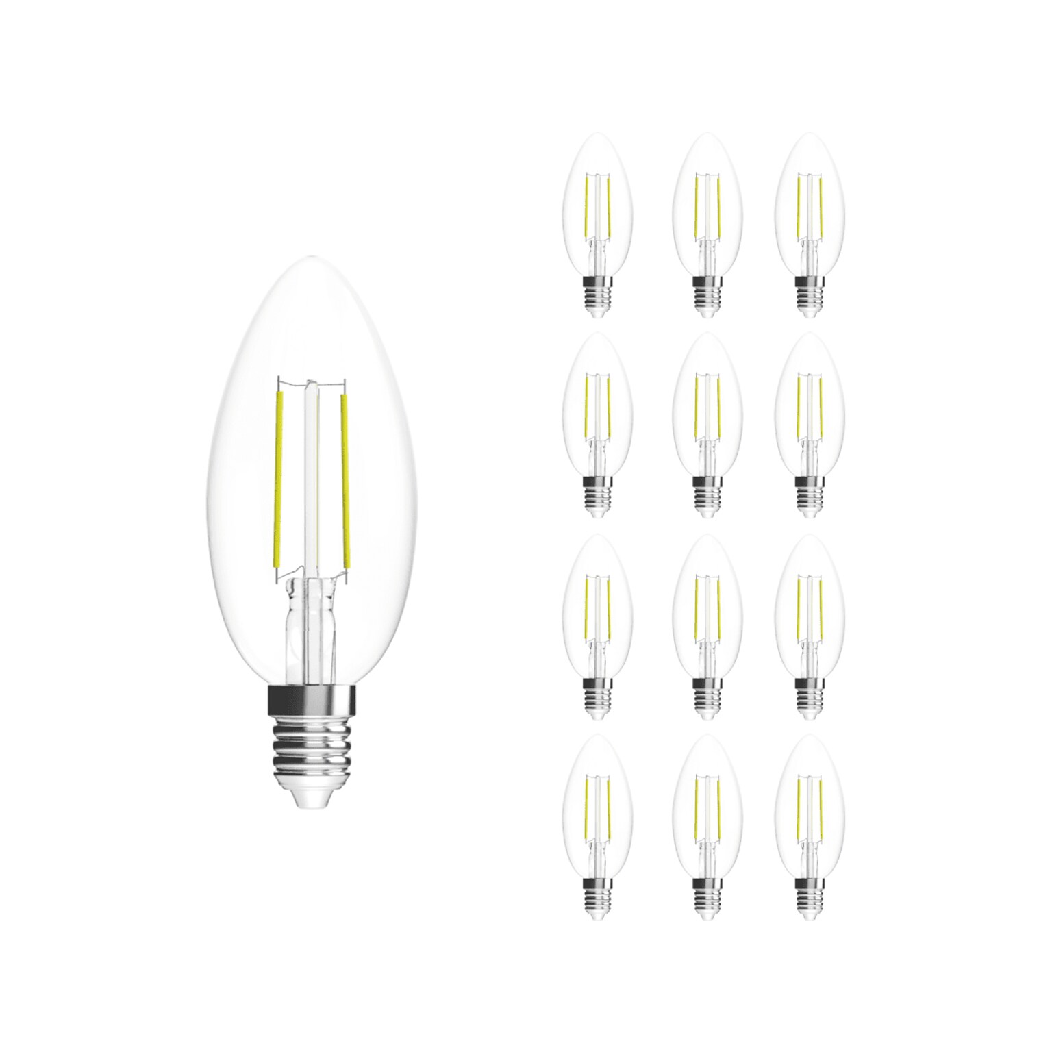 Viribright 2.5-Watt Daylight LED Specialty Bulb, 12/Pack (650194)