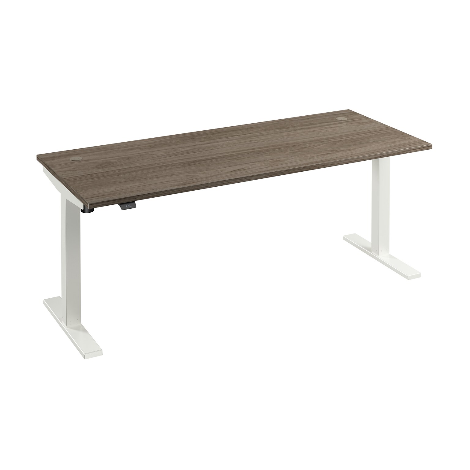 Bush Business Furniture Move 40 Series 72W Electric Adjustable Standing Desk, Modern Hickory (M4S7230MHWK)