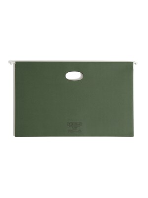 Smead Hanging File Folders, 3 1/2" Expansion, Legal Size, Standard Green, 10/Box (64320)