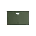 Smead Hanging File Folders, 3 1/2 Expansion, Legal Size, Standard Green, 10/Box (64320)