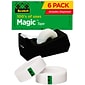 Scotch Magic Invisible Tape with Dispenser, 3/4" x 27.7 yds., 6-Pack (810KC38)