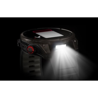 Garmin fenix 8 Pro Sapphire Multisport Smartwatch, GPS, 51mm, Graphite & Black Silicone Band (010-03199-10)