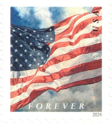 USPS U.S. Flag Forever 20 Postage Stamps (FOREVER-FLAG20)