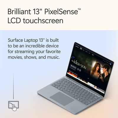 Microsoft Surface 13" Touchscreen Laptop, Copilot+ PC, Snapdragon X Plus, 16GB RAM, 512GB UFS, Windows 11, Ocean (EP2-33676)