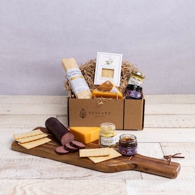 Botella Gourmet Gift Set - Parawood Board & Charcuterie Kit