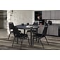 Regency Kee 42" Round Breakroom Table- Grey/ Black