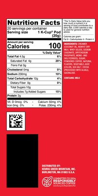 The Original Donut Shop One-Step Red Velvet Latte Coffee Keurig® K-Cup® Pods, Dark Roast, 20/Box (5000362053)