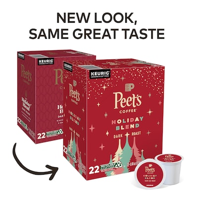 Peet's Coffee Holiday Blend Keurig® K-Cup® Pods, 22/Box (5000398017)
