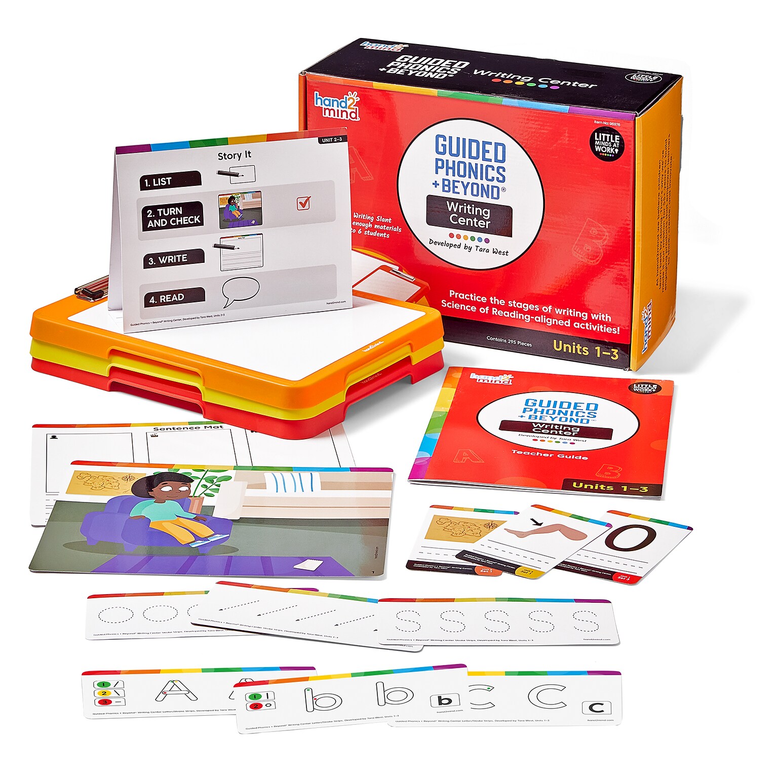 hand2mind Guided Phonics + Beyond Writing Center, Units 1-3 (96976)