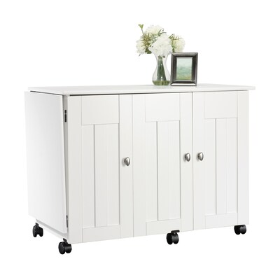 Sauder Select Craft/Sewing Cart, Soft White (414873)