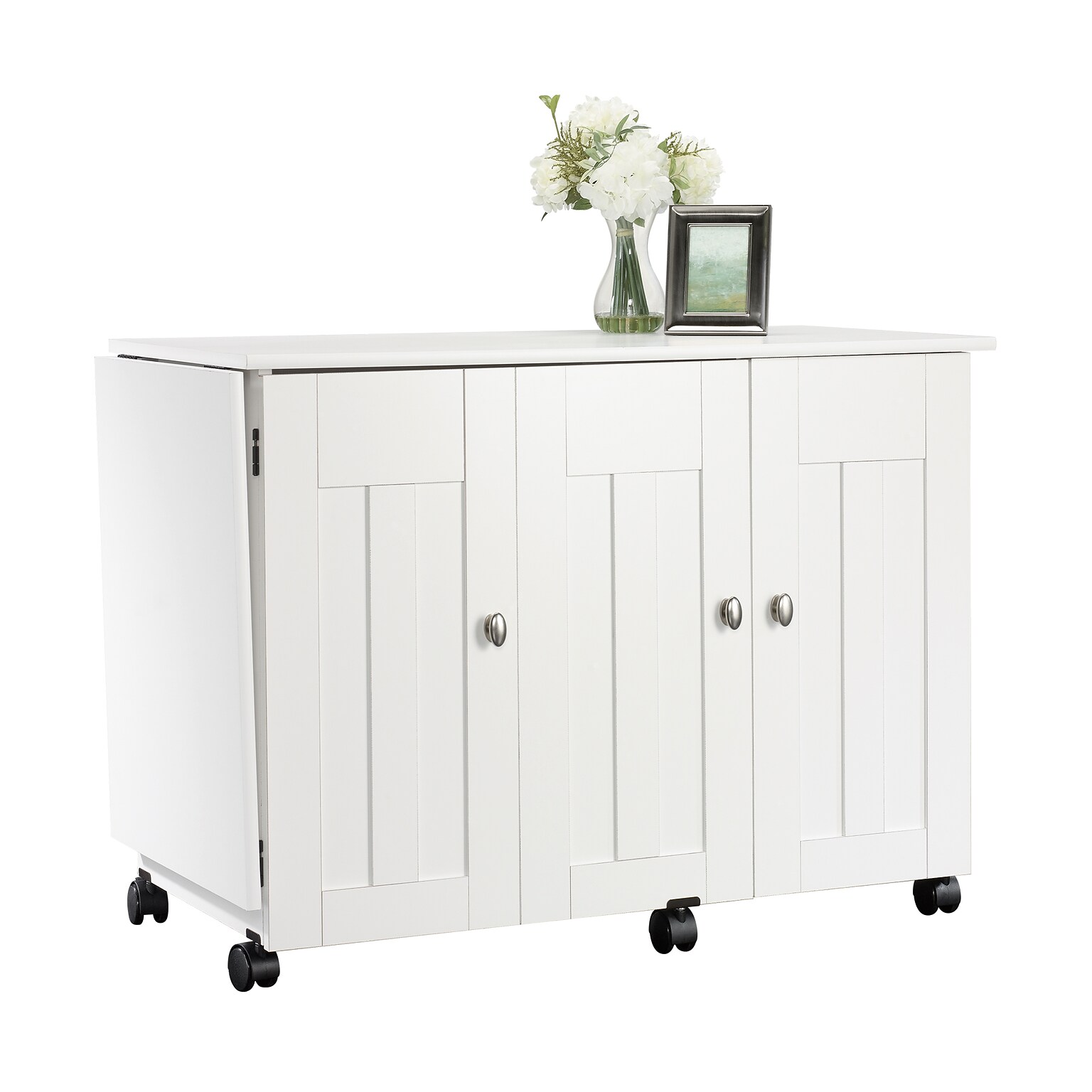 Sauder Select Craft/Sewing Cart, Soft White (414873)