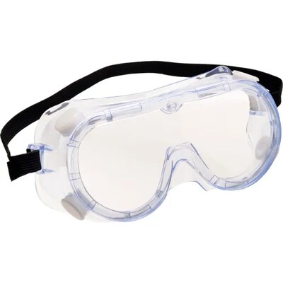 Global Industrial Safety Goggles with Neoprene Strap, Clear Lens/Frame (708583)