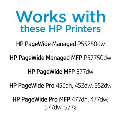 HP 972A Magenta Standard Yield Ink Cartridge, Prints Up to 3,000 Pages (L0R89AN)