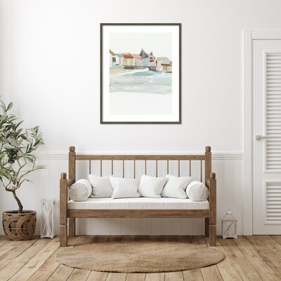 Amanti Art Seaside Tranquility I by Susan Pepe Wood Framed Wall Art Print, 33 x 41 (A42675537388)