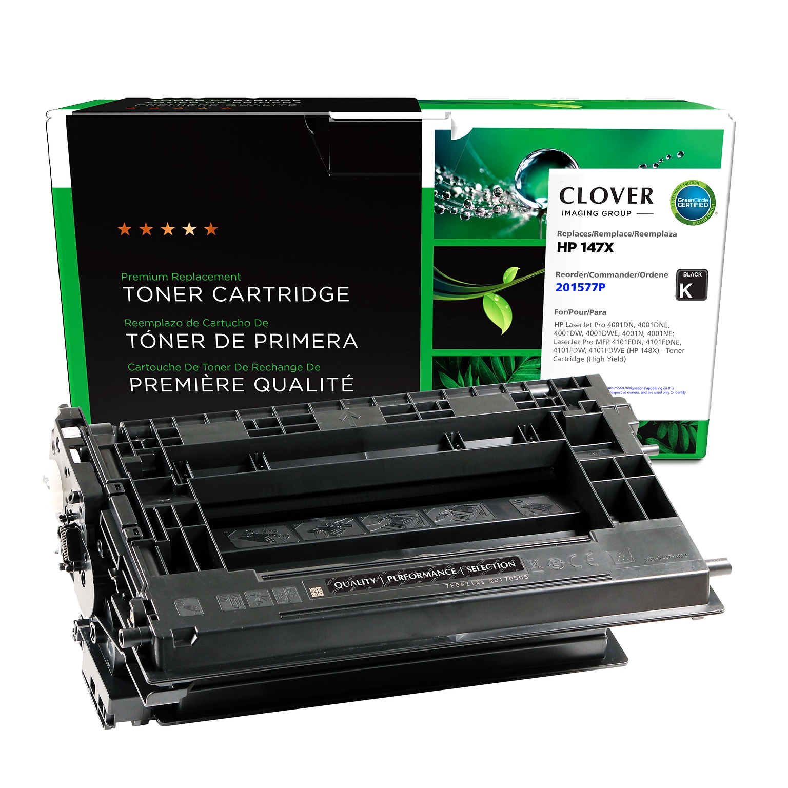 Clover Imaging Group Remanufactured Black High YieldToner Cartridge Replacement for HP 147X