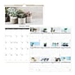 2024 Blueline Succulent Plants 12" x 17" Monthly Wall Calendar (C173121)