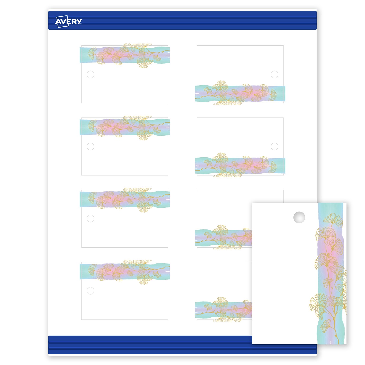 Avery  3 Blank Price & Merchandise Tags, White, 80/Carton (S00-EVK-PRMWT10)