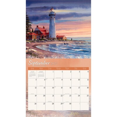 2027 BrownTrout Light the Way Home 14" x 12" Monthly Wall Calendar, Assorted Colors (9798330716036)
